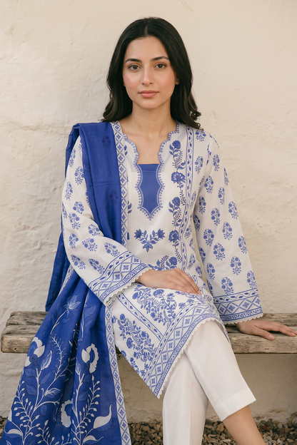 Kurta Dupatta Trouser - 2692