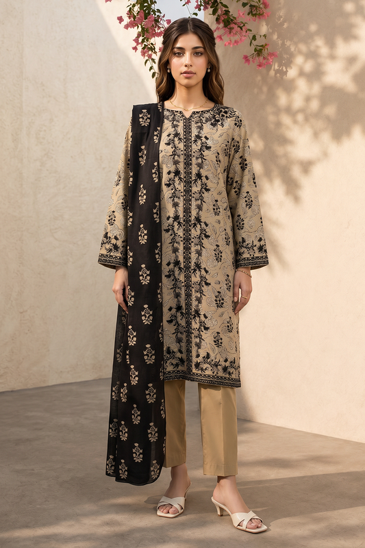 Kurta Dupatta Trouser - 2694