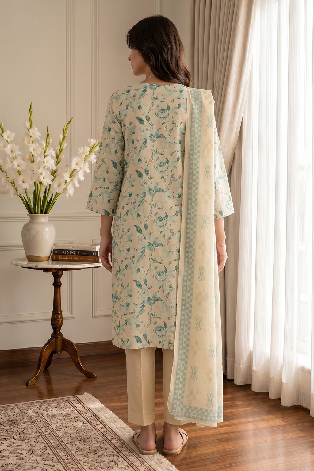 Kurta Dupatta Trouser - 2700