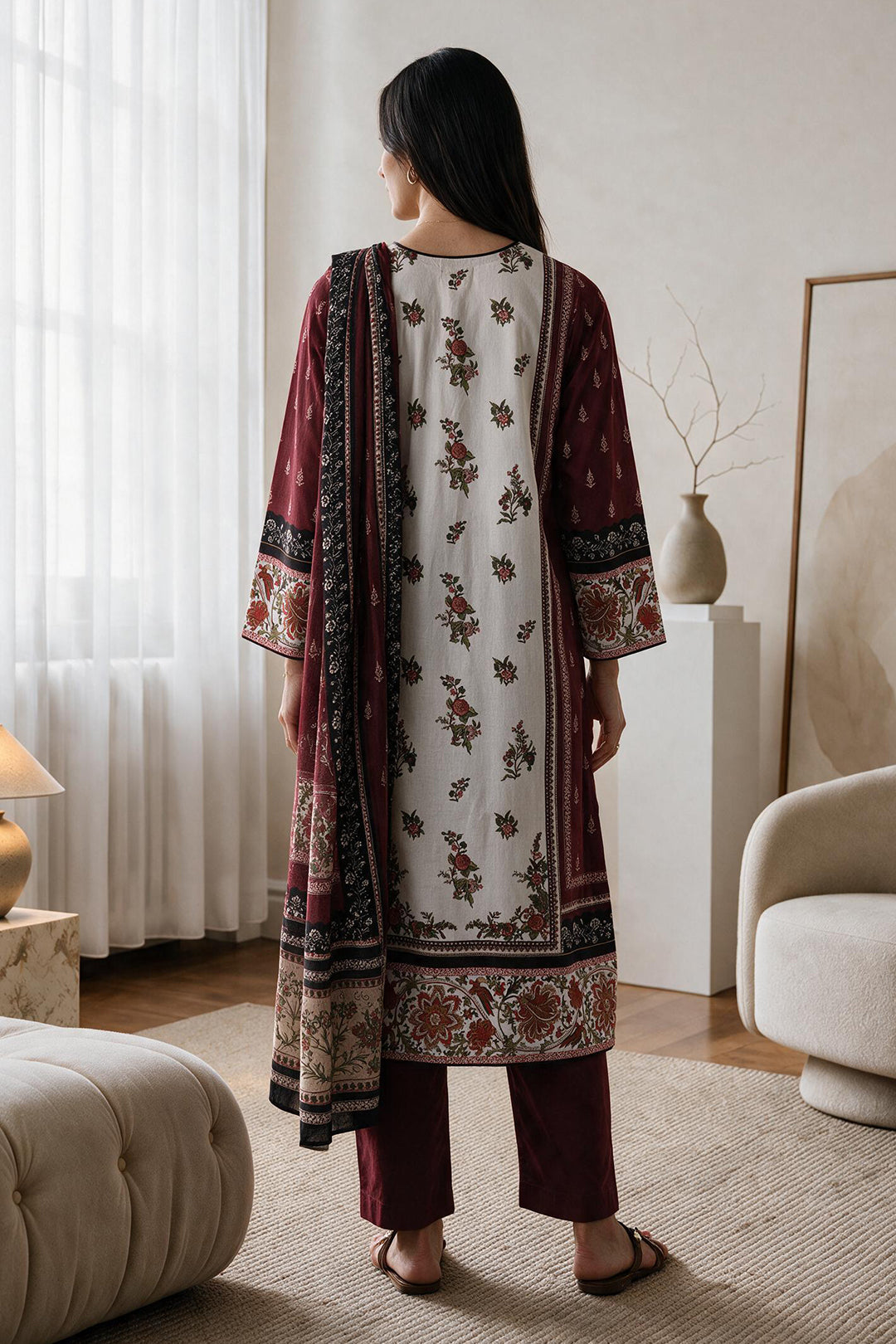 Kurta Dupatta Trouser - 2701
