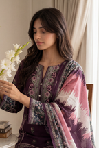 Embroidered Kurta Dupatta Trouser - 2703