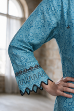 Embroidered Kurta Dupatta Trouser - 2712