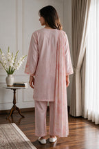 Embroidered Kurta Dupatta Trouser - 2722
