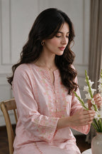 Embroidered Kurta Dupatta Trouser - 2722