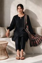 Embroidered Kurta Dupatta Trouser - 2725