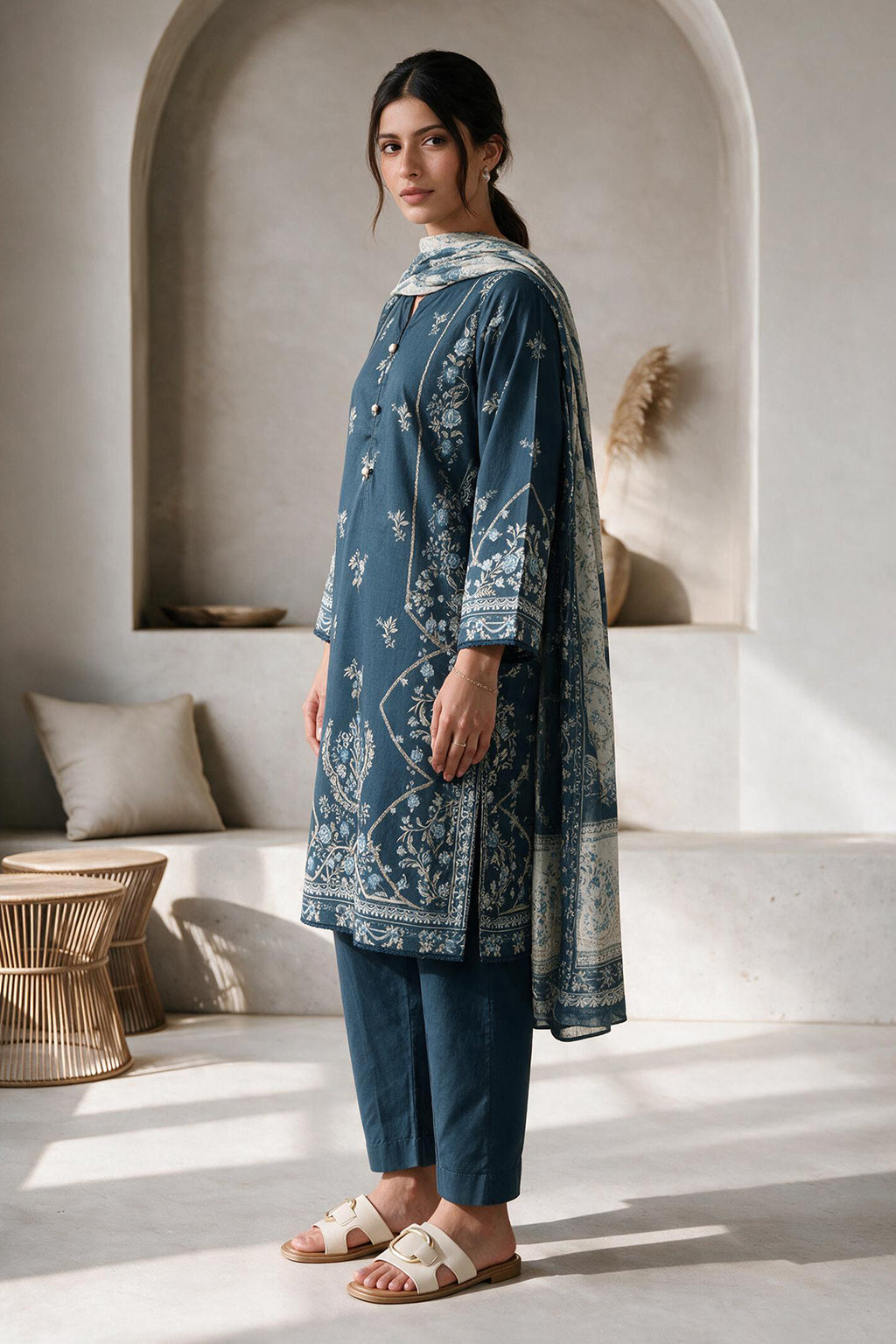 Kurta Dupatta Trouser - 2823