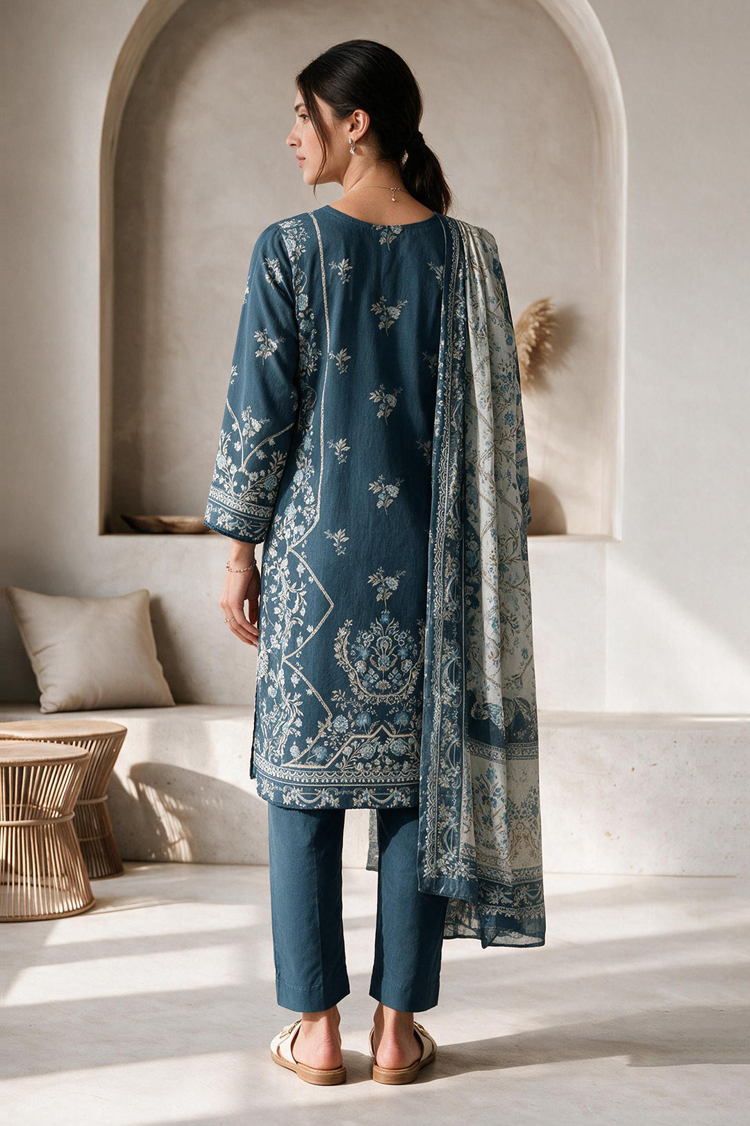 Kurta Dupatta Trouser - 2823