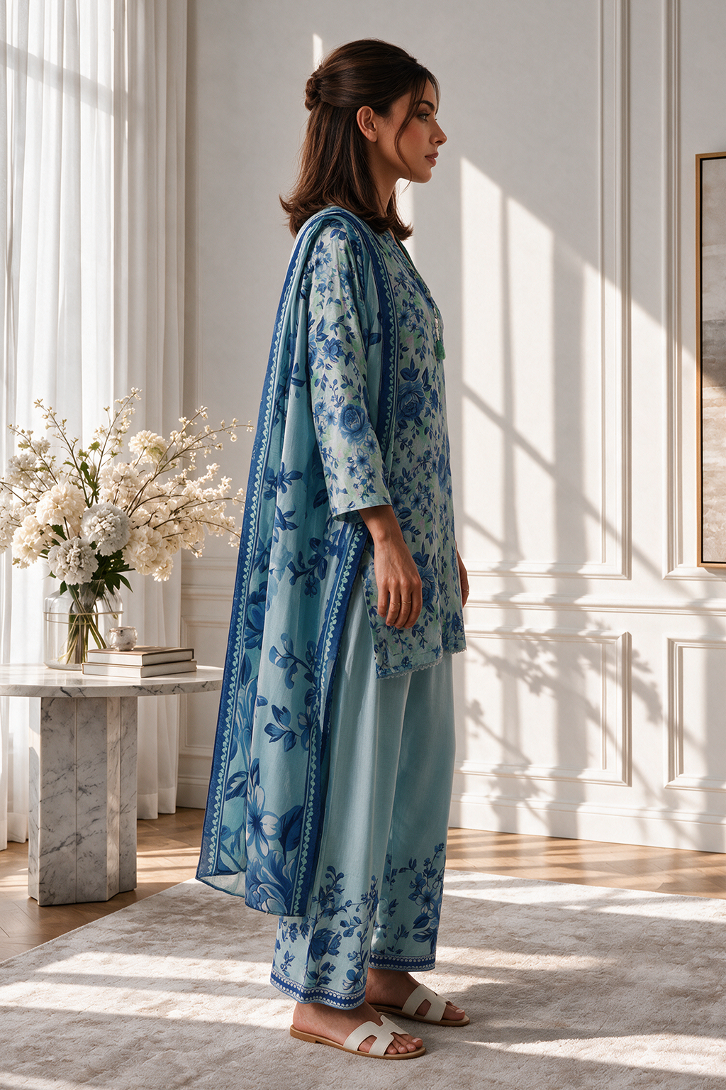 Kurta Dupatta Trouser - 2825