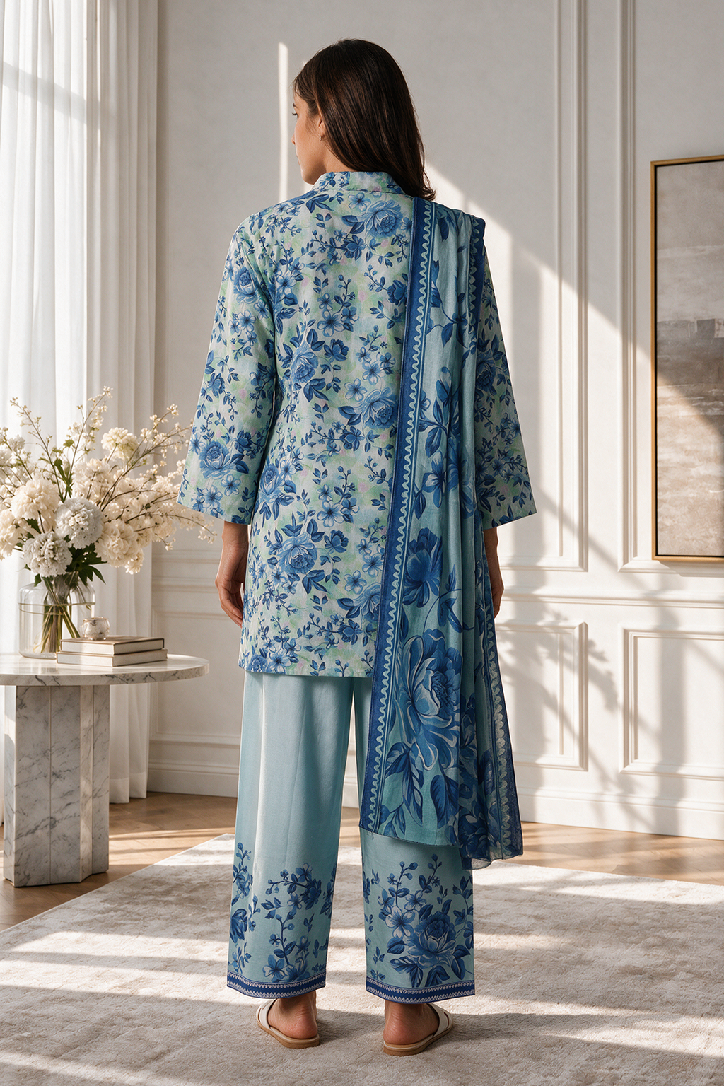 Kurta Dupatta Trouser - 2825