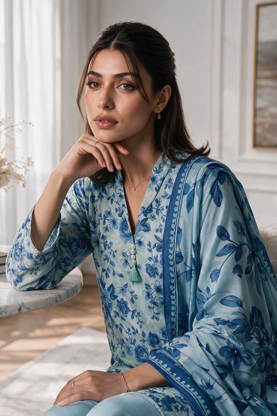 Kurta Dupatta Trouser - 2825