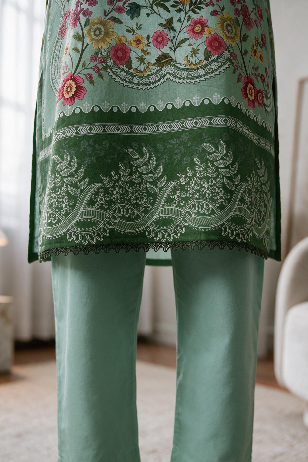Kurta Dupatta Trouser - 2827