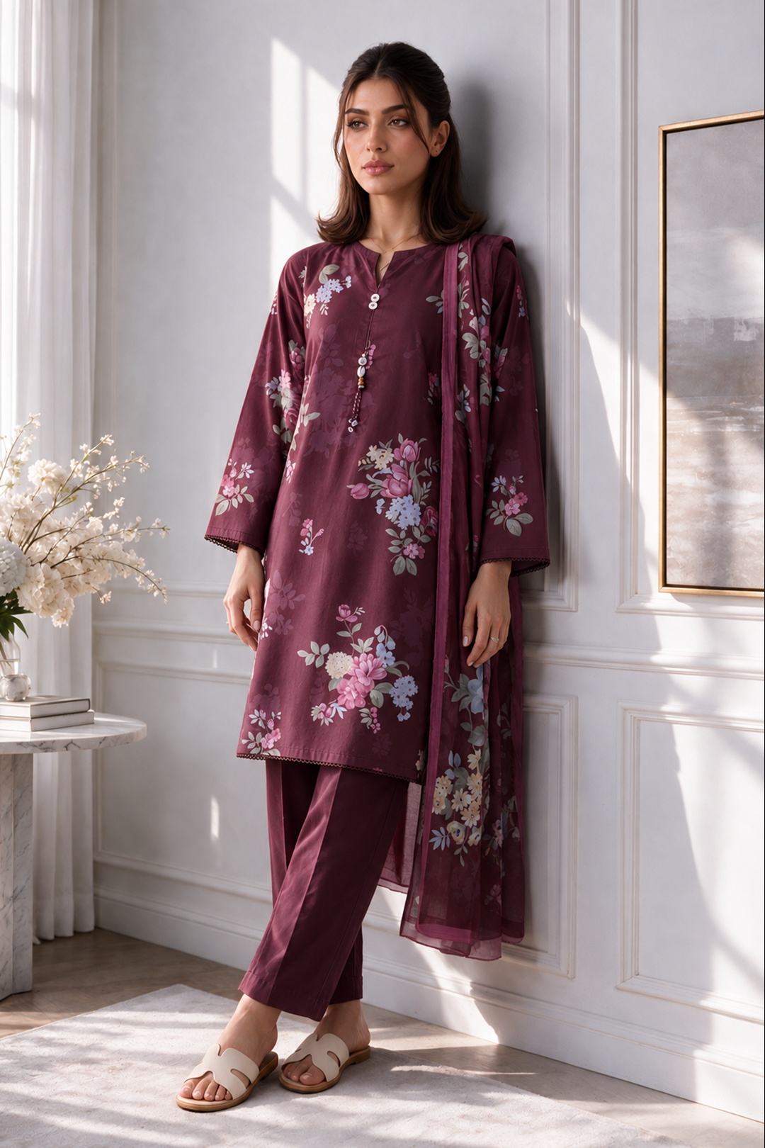 Kurta Dupatta Trouser - 2949