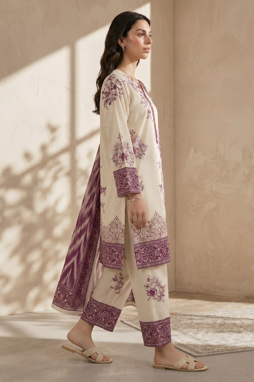 Kurta Dupatta Trouser - 2957