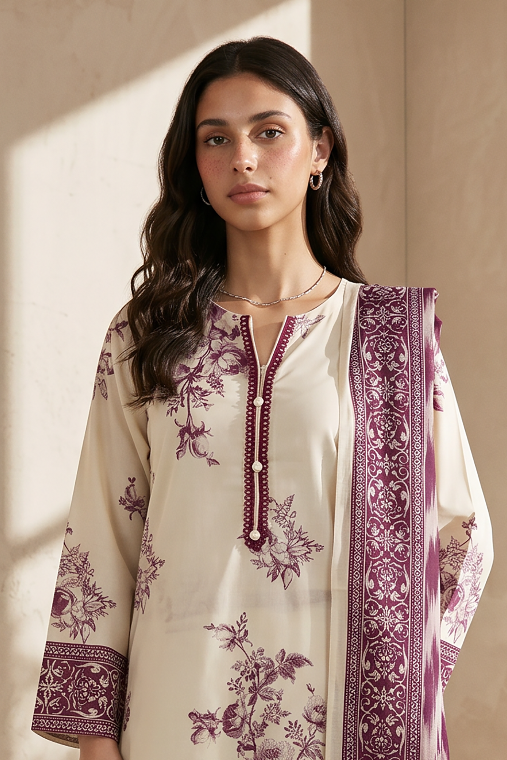 Kurta Dupatta Trouser - 2957