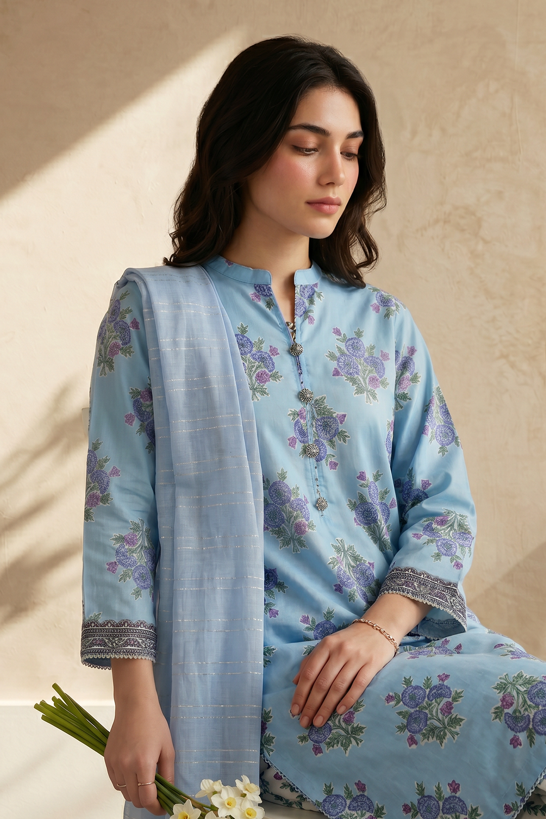 Kurta Dupatta Trouser - 2959
