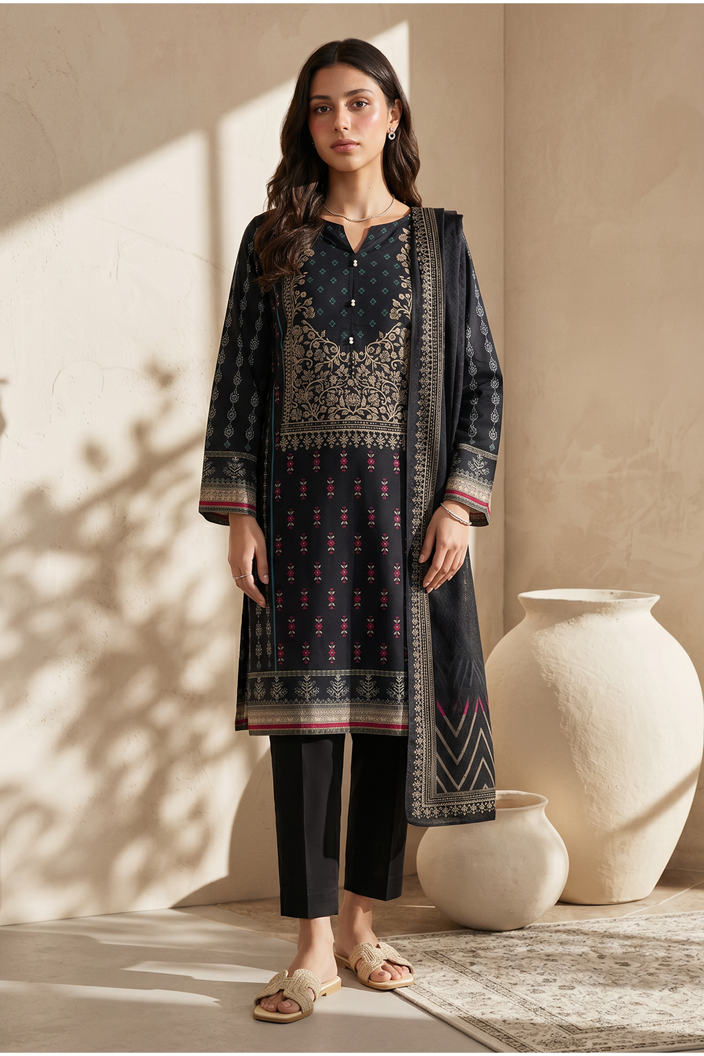 Kurta Dupatta Trouser - 2960