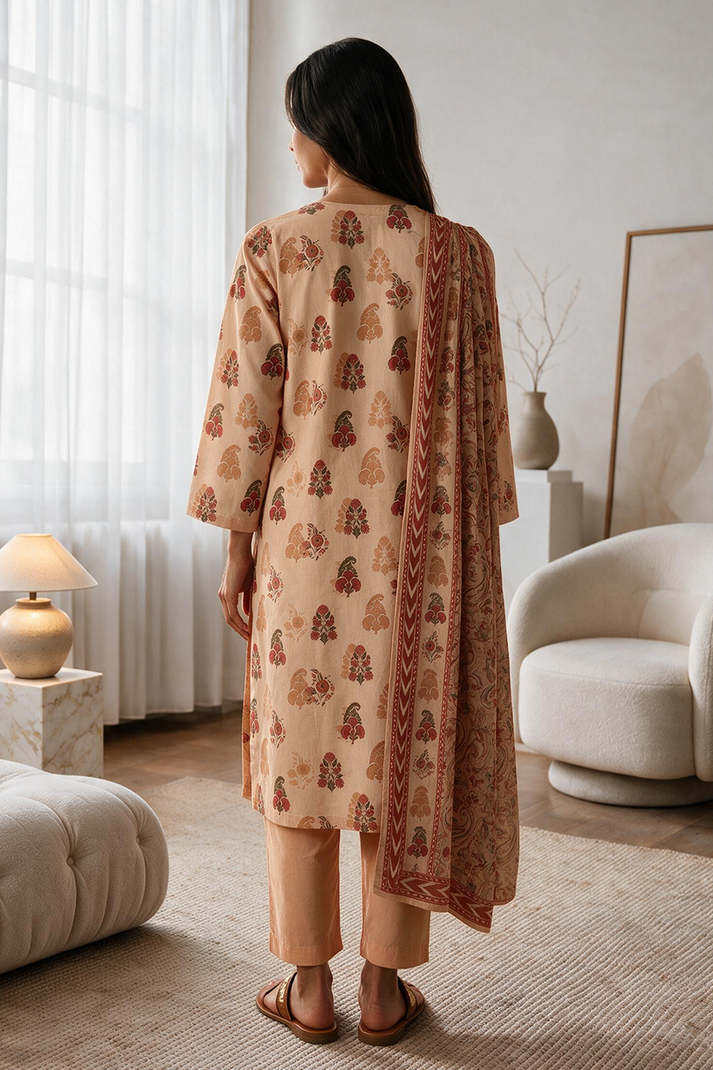 Kurta Dupatta Trouser - 2963