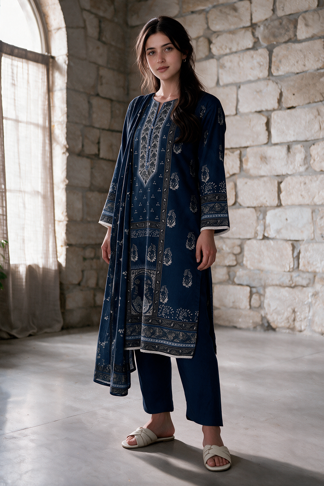 Kurta Dupatta Trouser - 2964