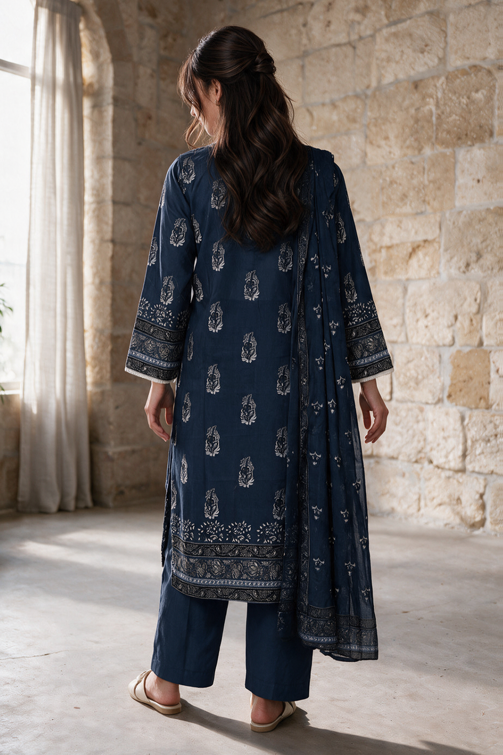 Kurta Dupatta Trouser - 2964
