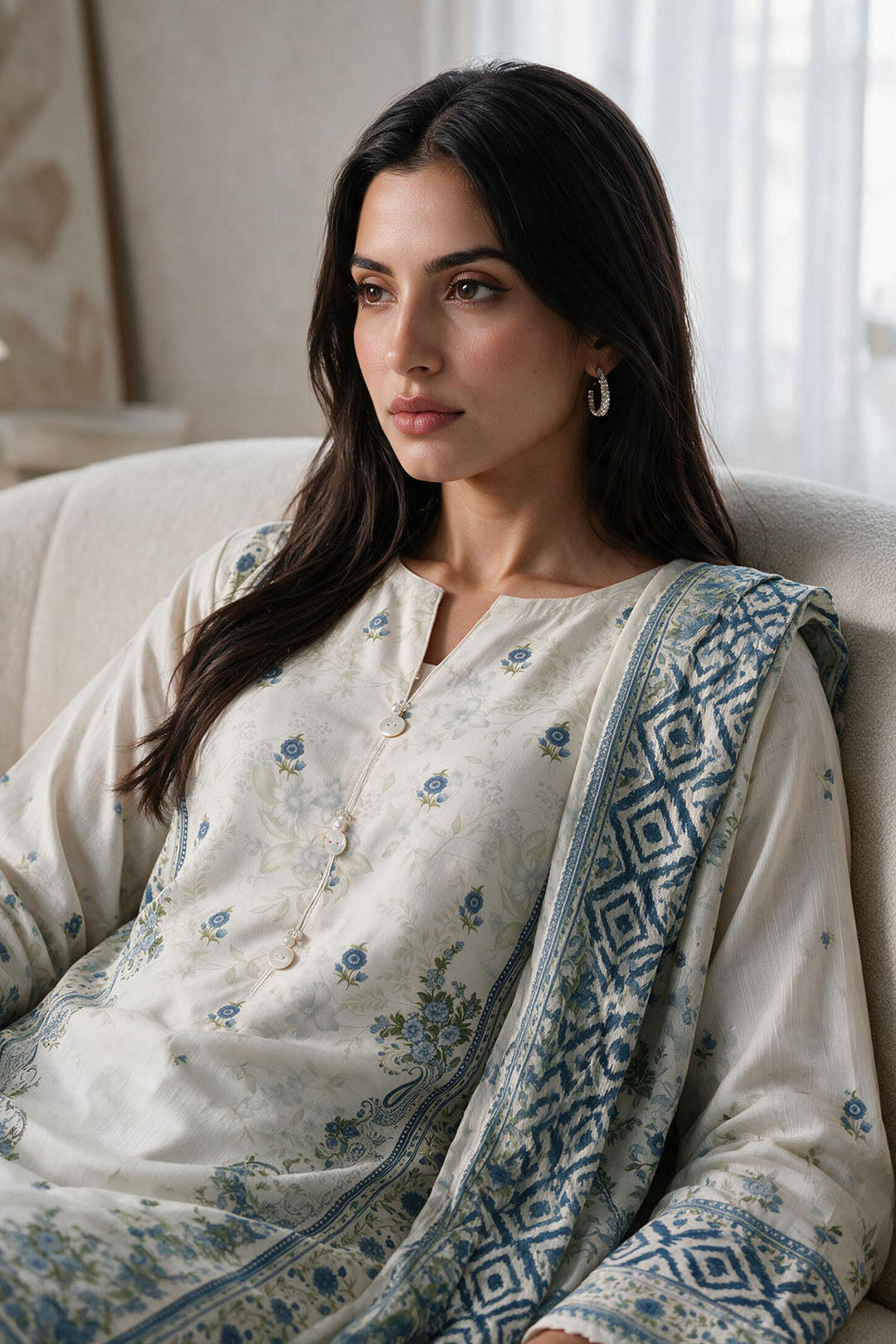 Kurta Dupatta Trouser - 2965