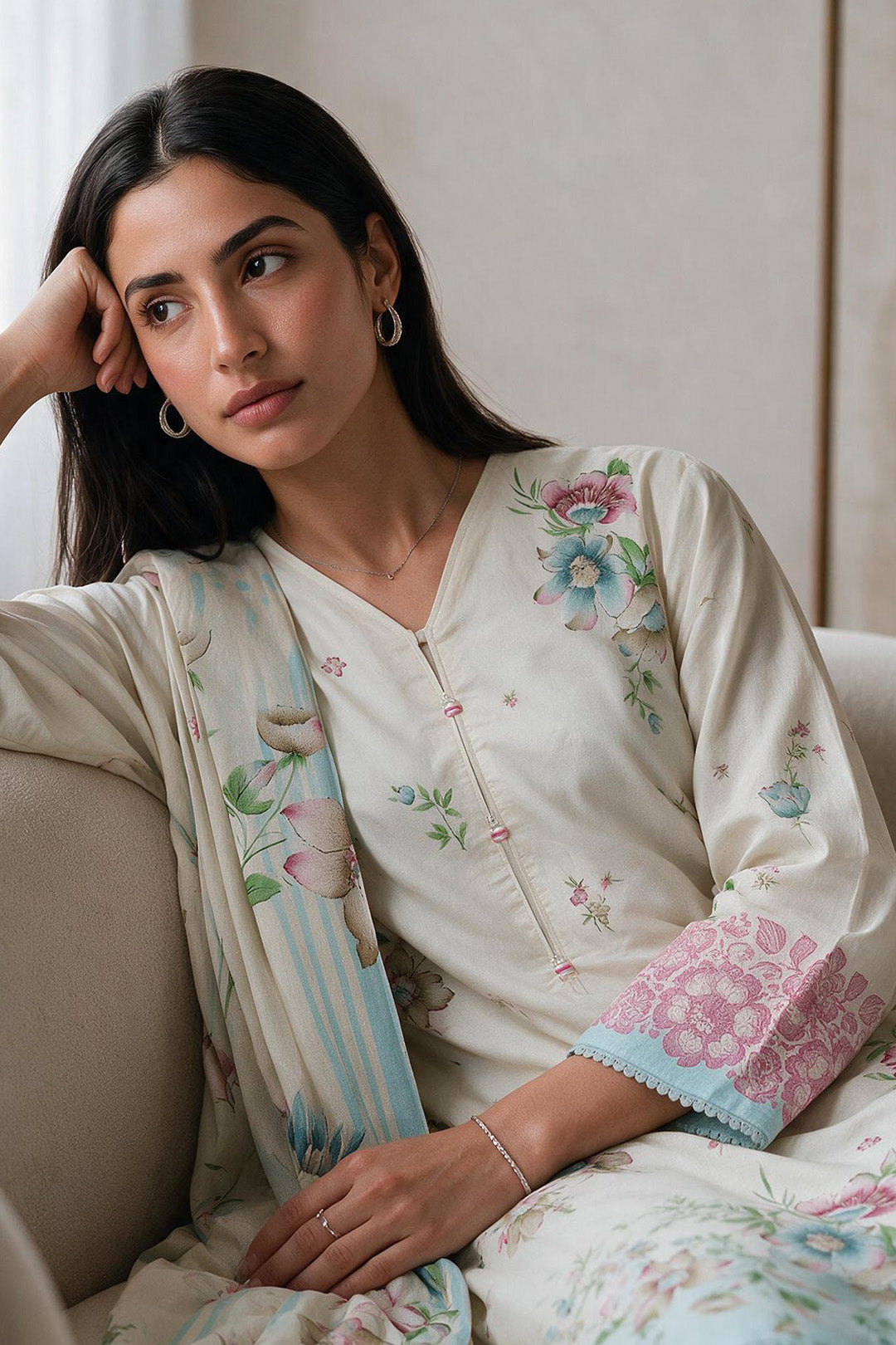 Kurta Dupatta Trouser - 2967