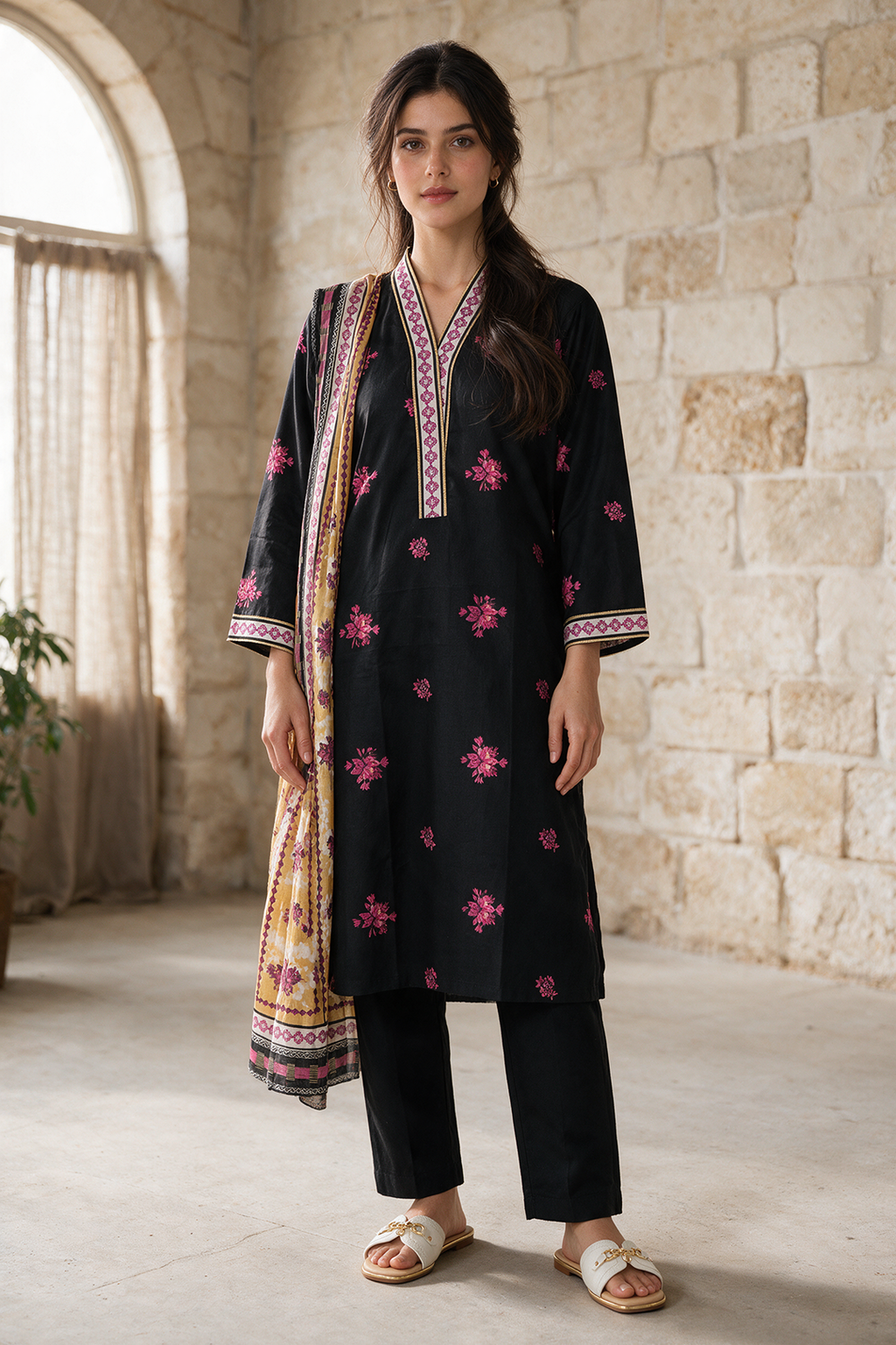 Kurta Dupatta Trouser - 2968