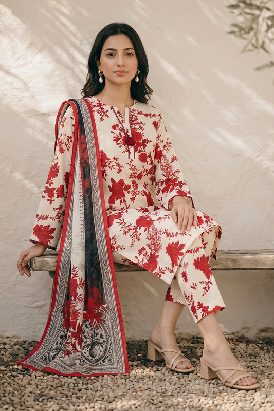 Kurta Dupatta Trouser - 2971