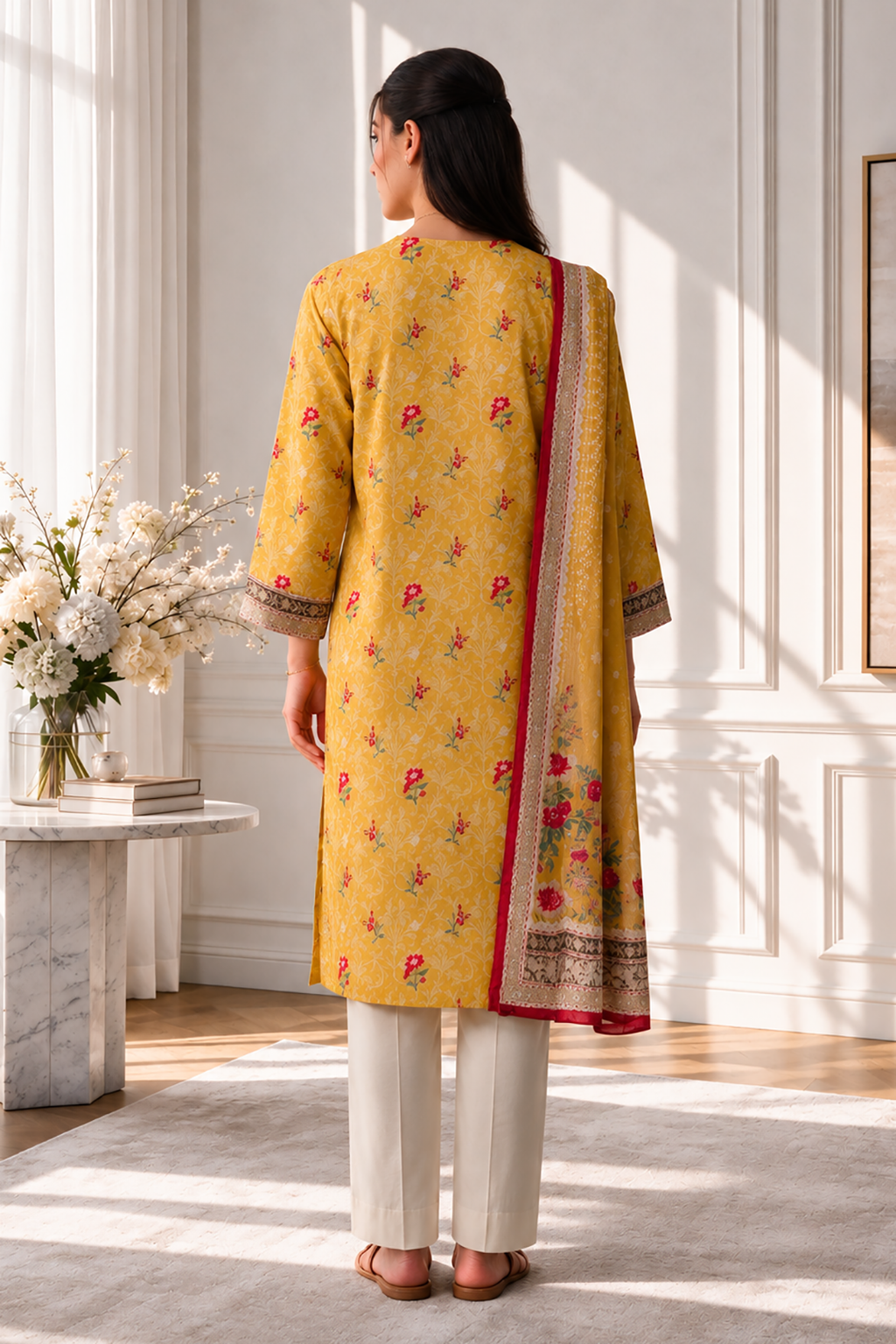 Kurta Dupatta Trouser - 2972