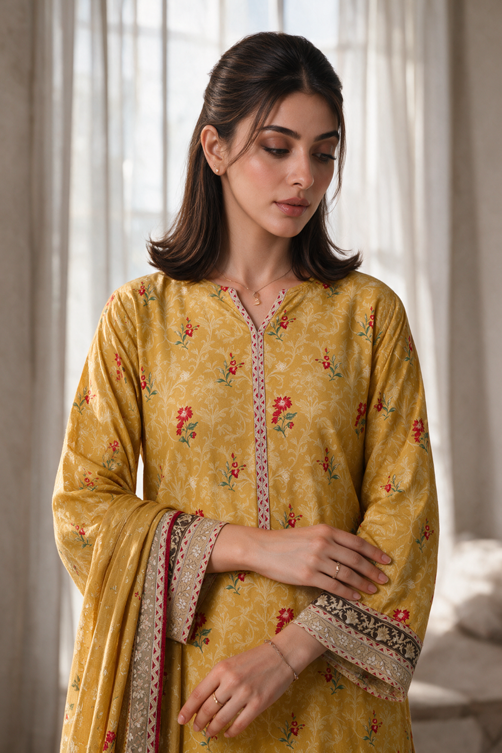 Kurta Dupatta Trouser - 2972