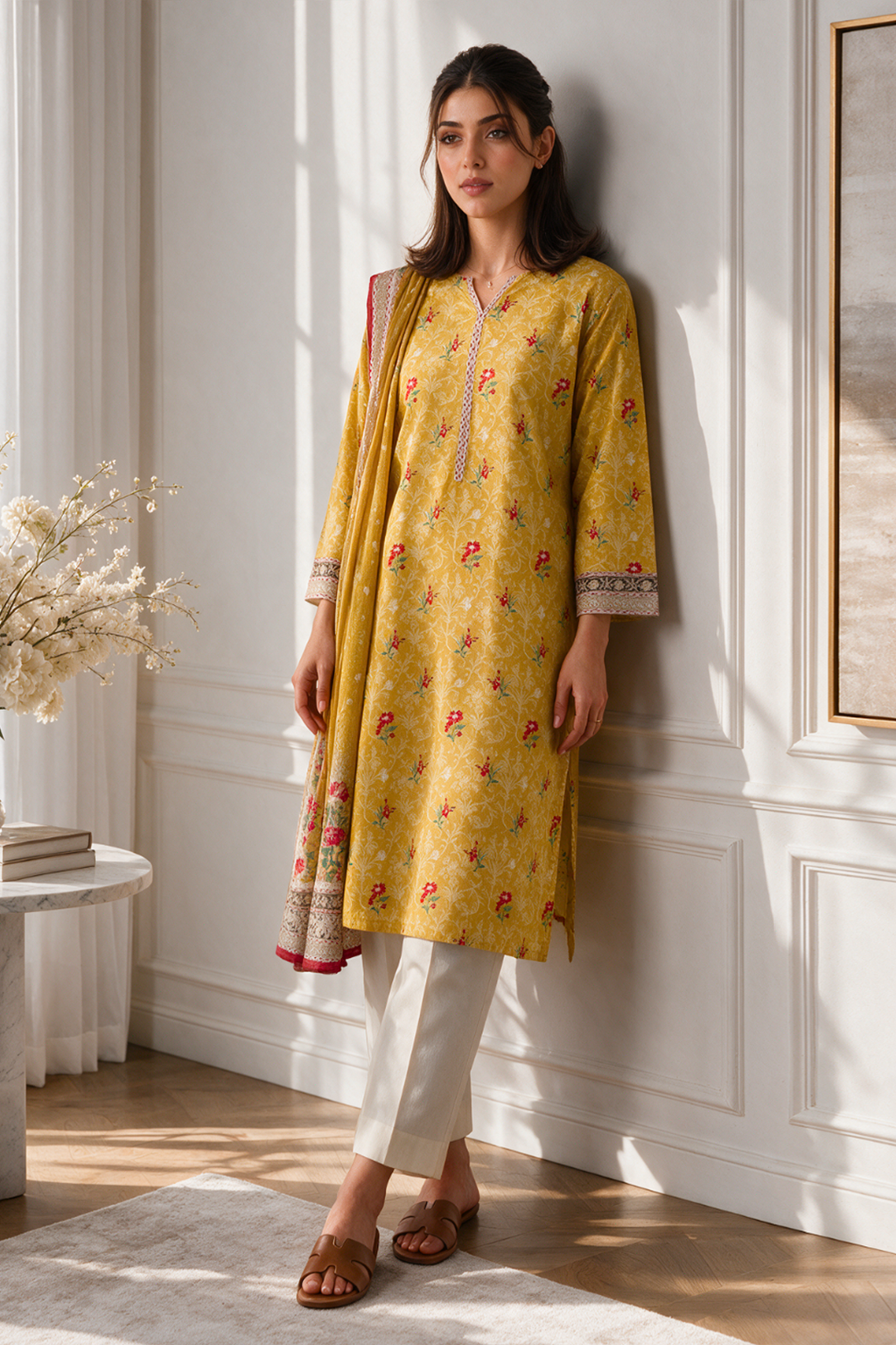 Kurta Dupatta Trouser - 2972