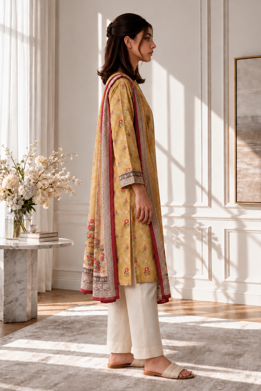 Kurta Dupatta Trouser - 2972