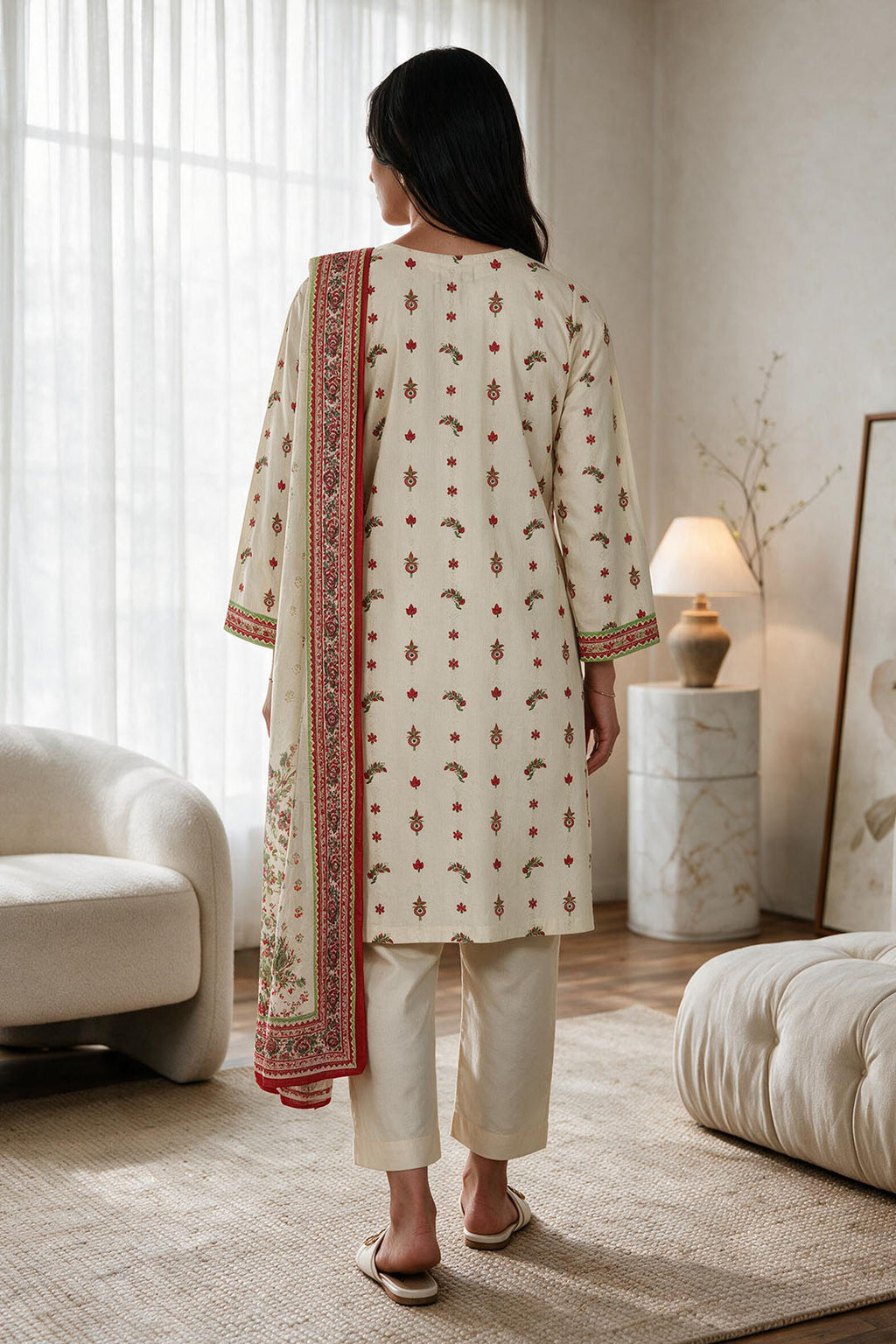 Kurta Dupatta Trouser - 2978