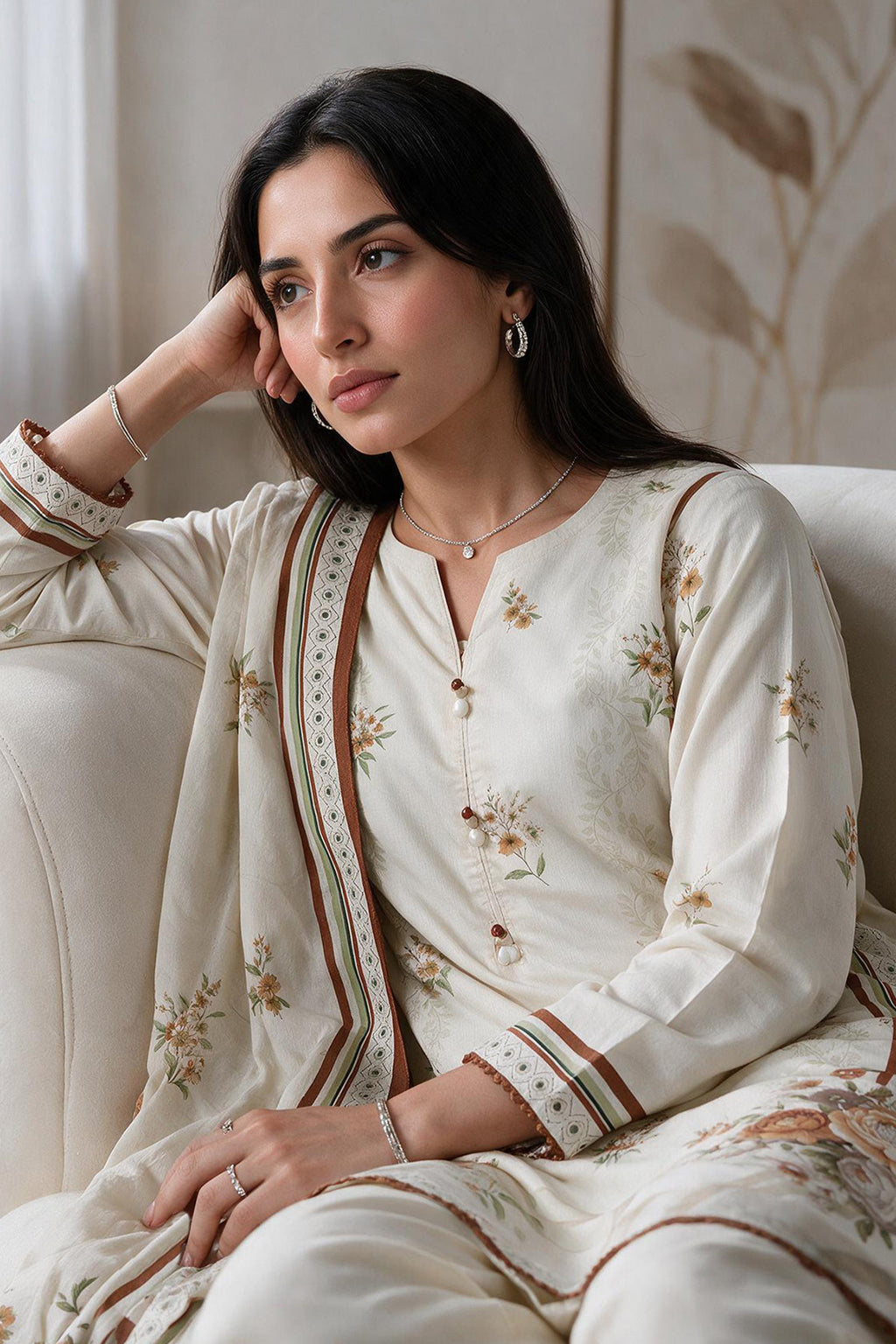 Kurta Dupatta Trouser - 2981
