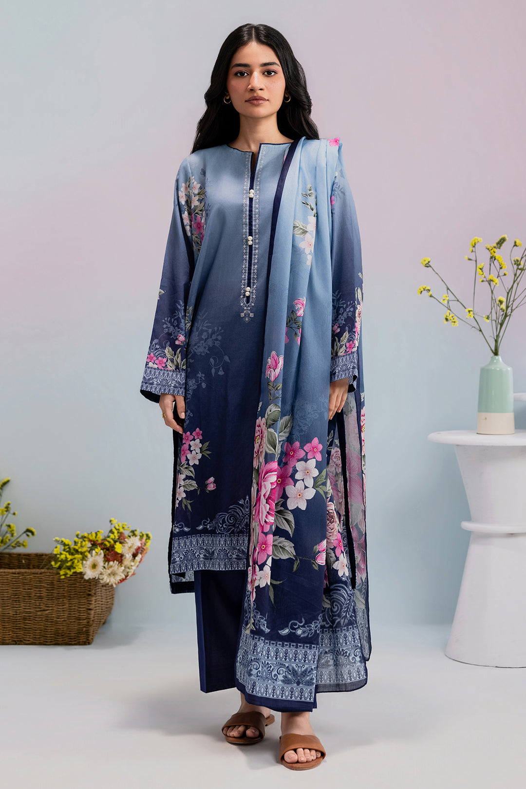 Kurta Dupatta Trouser - 2985