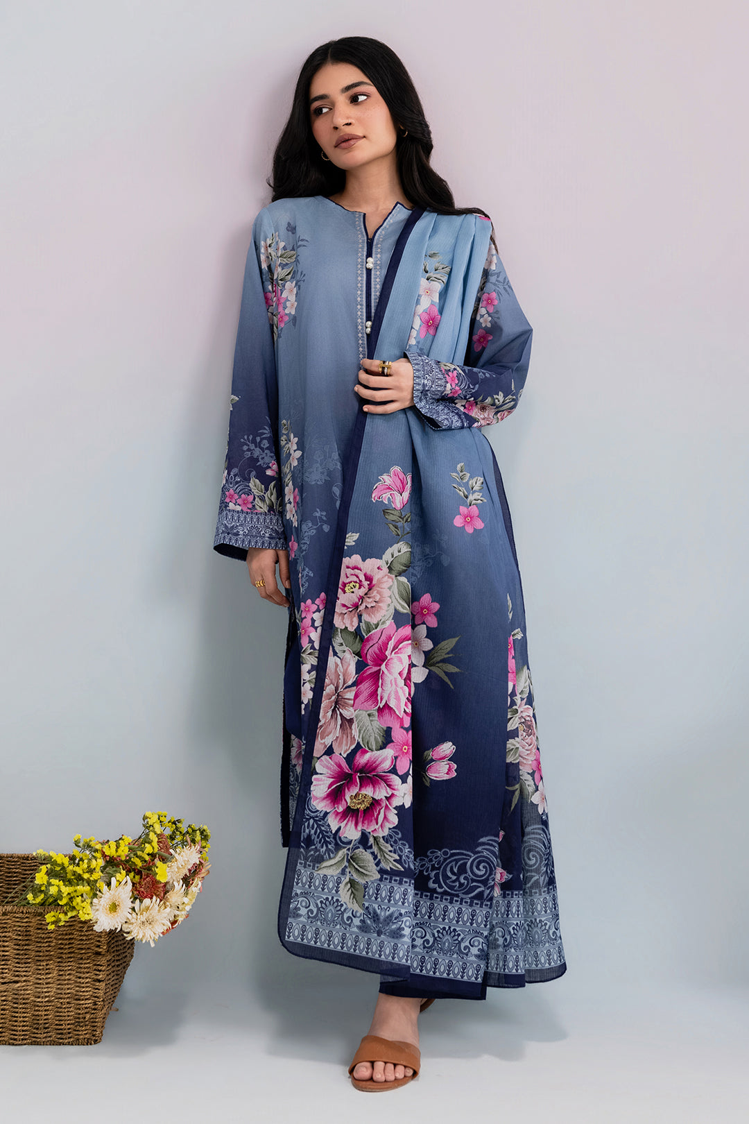 Kurta Dupatta Trouser - 2985