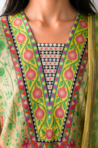 Embroidered Kurta Dupatta Trouser - 2990
