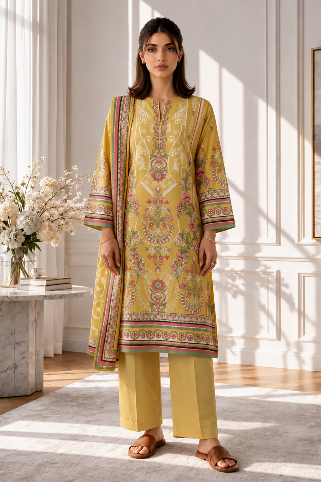 Kurta Dupatta Trouser - 2992