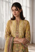 Kurta Dupatta Trouser - 2992