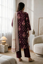 Embroidered Kurta Dupatta Trouser - 2993
