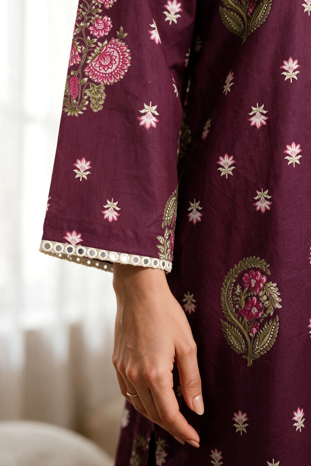 Embroidered Kurta Dupatta Trouser - 2993