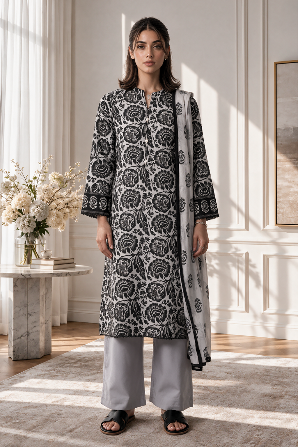 Kurta Dupatta Trouser - 2994