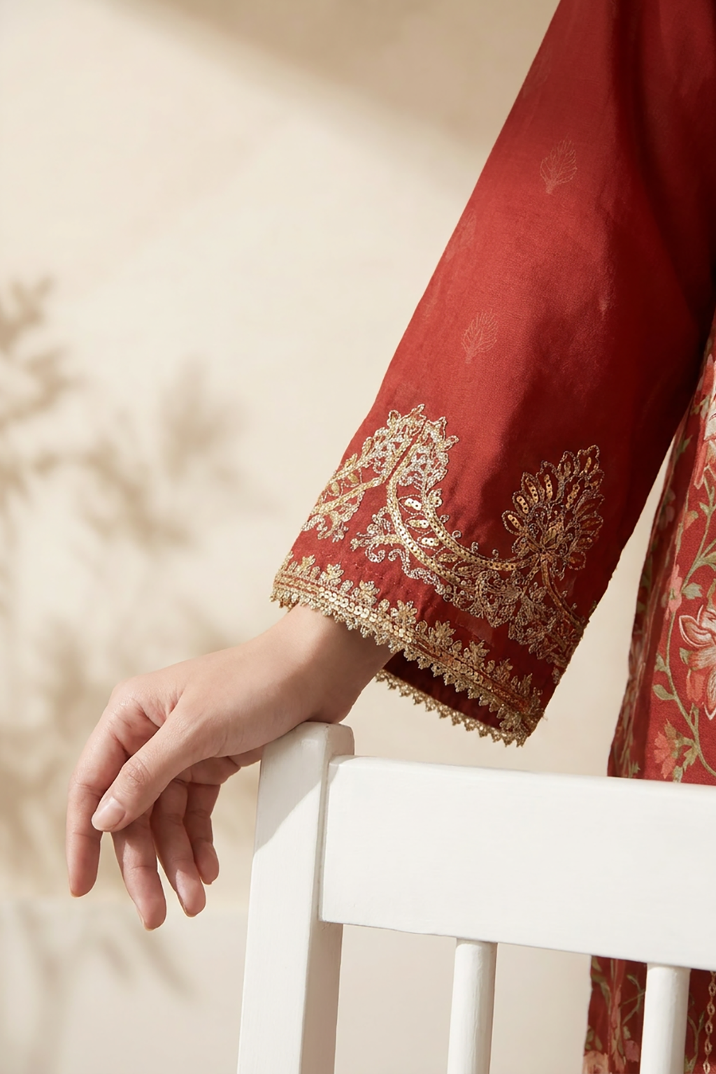 Embroidered Kurta Dupatta Trouser - 2997