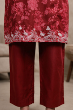 Embroidered Kurta Dupatta Trouser - 3005