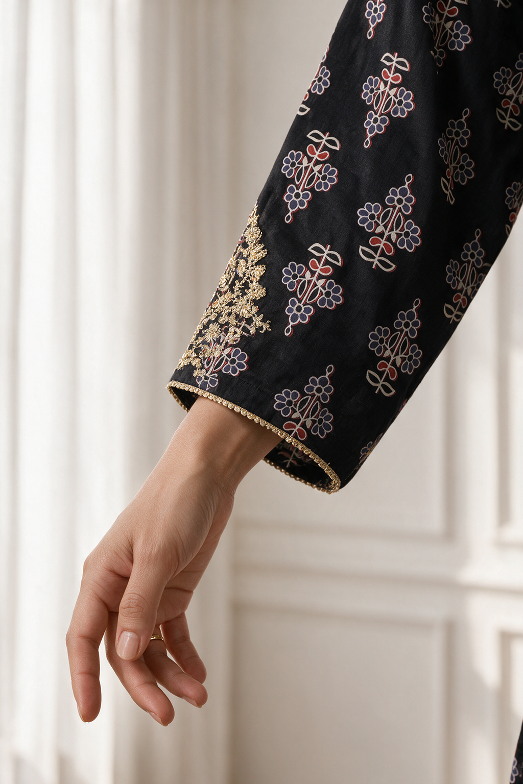 Embroidered Kurta Dupatta Trouser - 3011