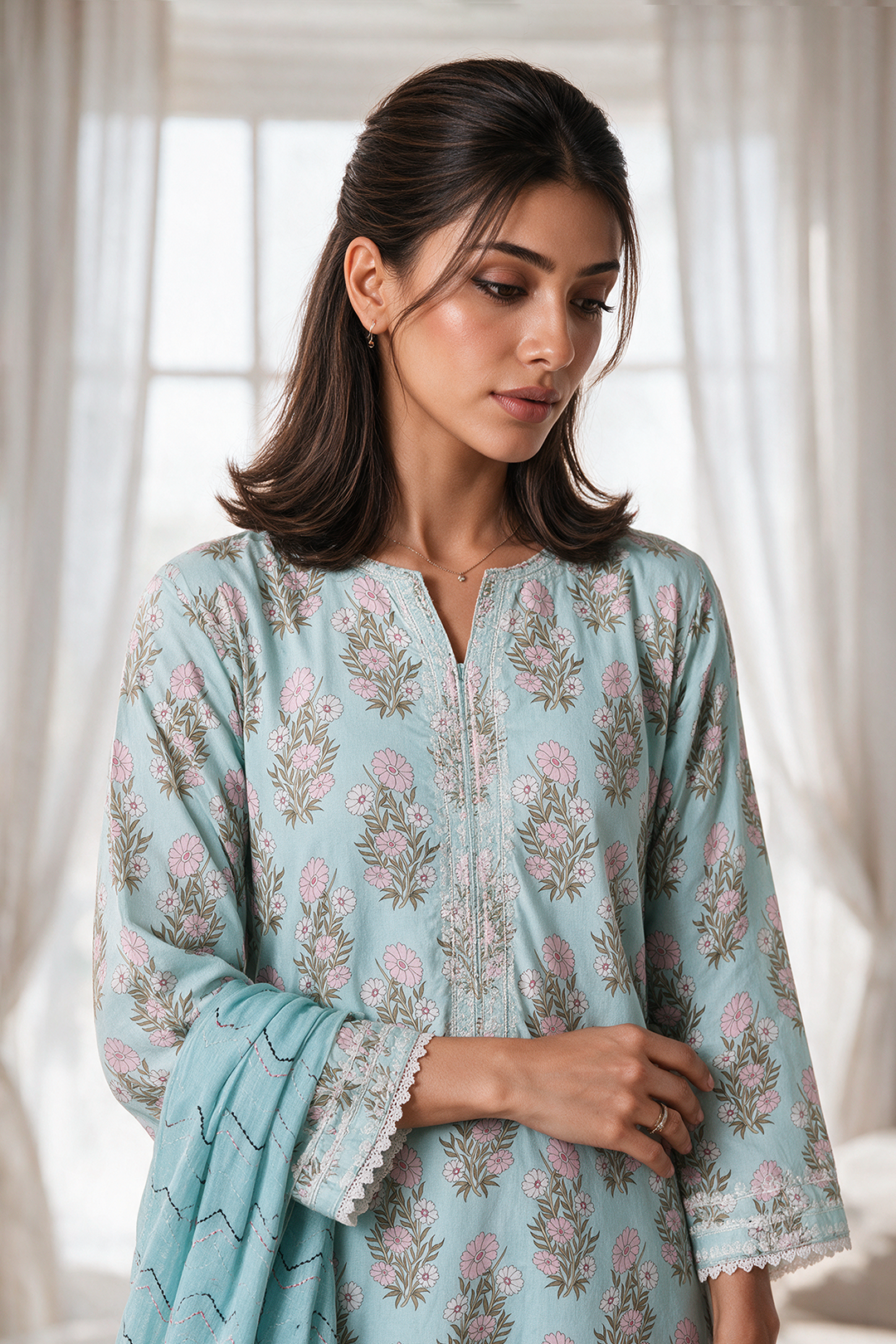 Kurta Dupatta Trouser - 3012