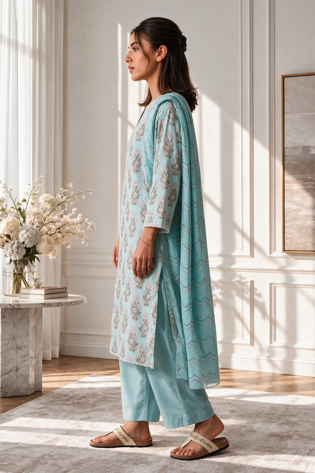 Kurta Dupatta Trouser - 3012
