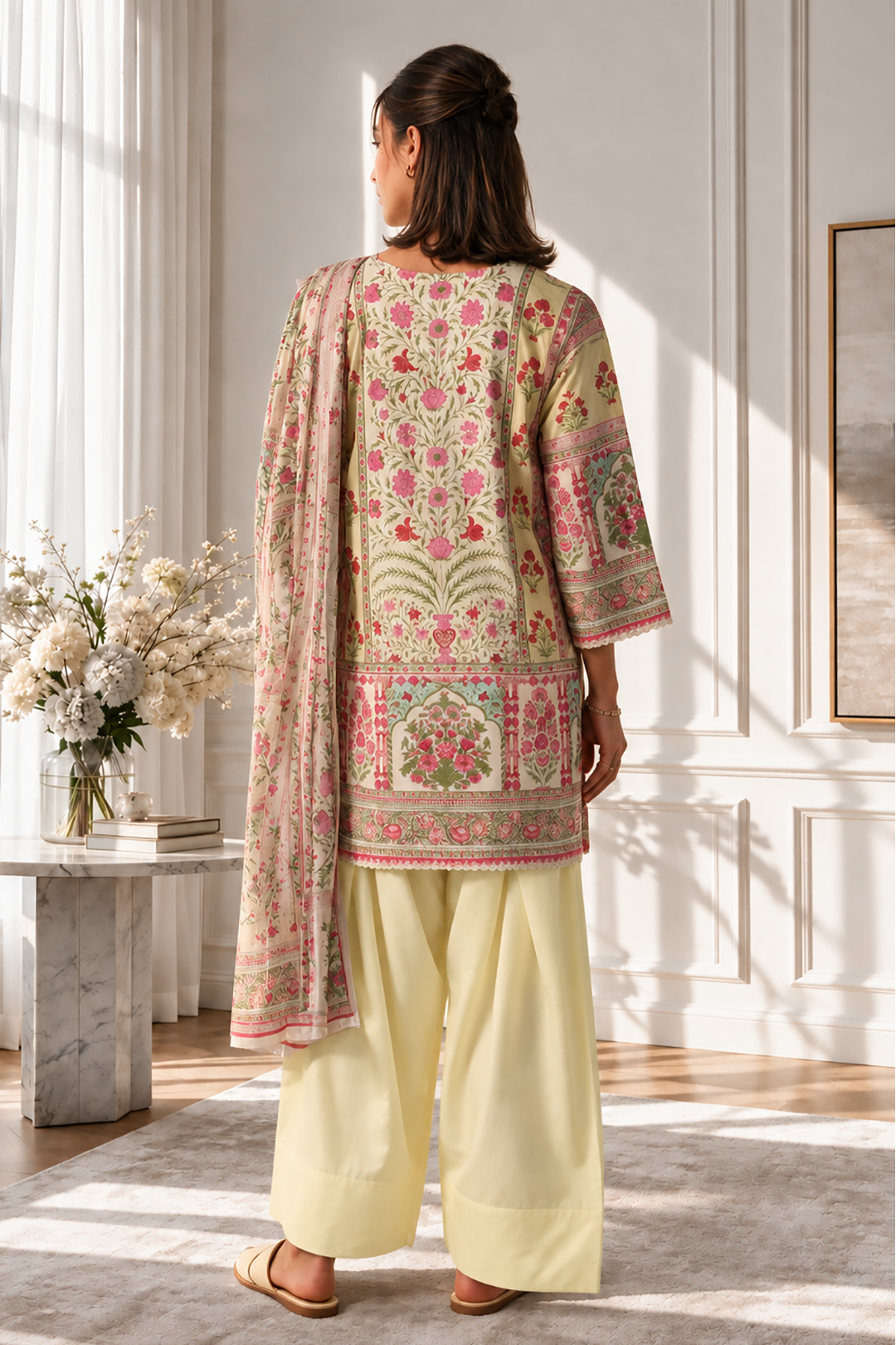 Kurta Dupatta Trouser - 3145
