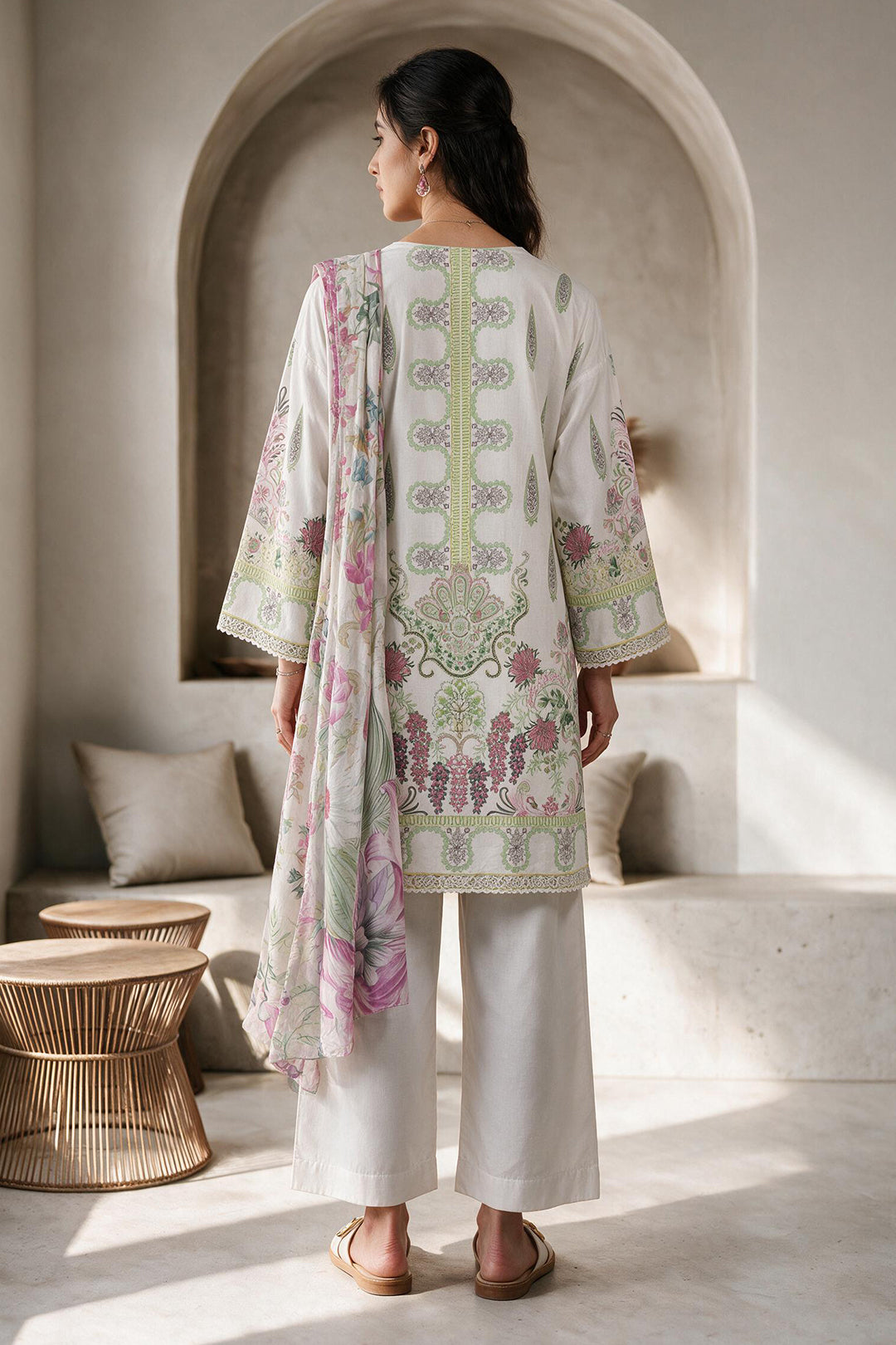 Kurta Dupatta Trouser - 3162