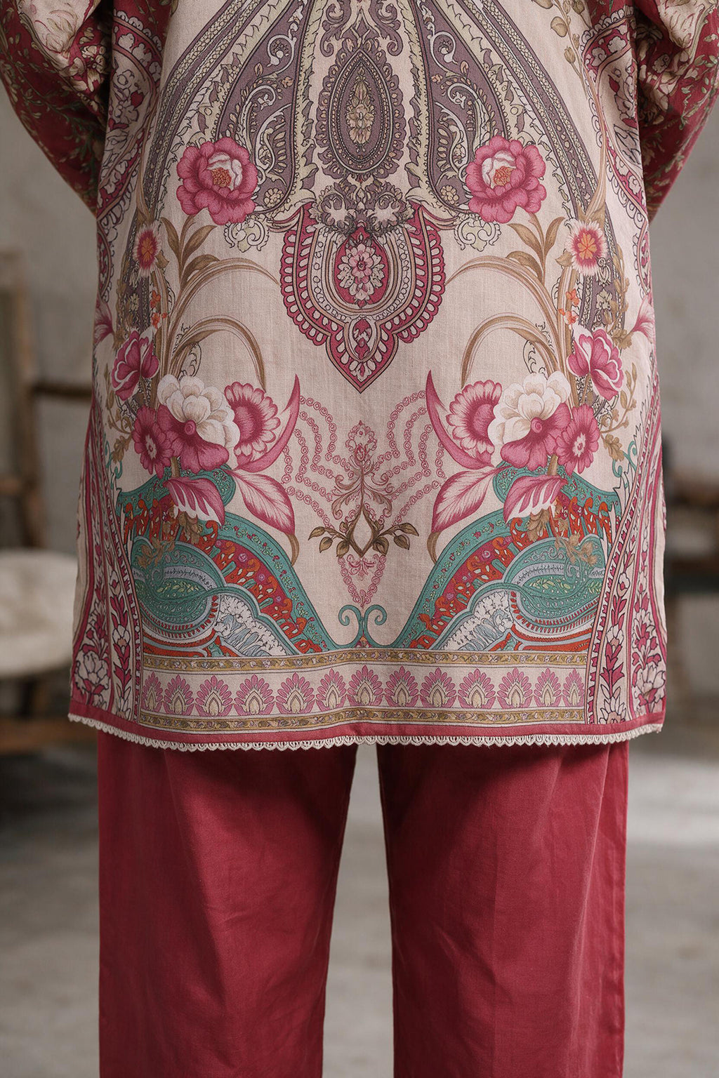 Kurta Dupatta Trouser - 3166
