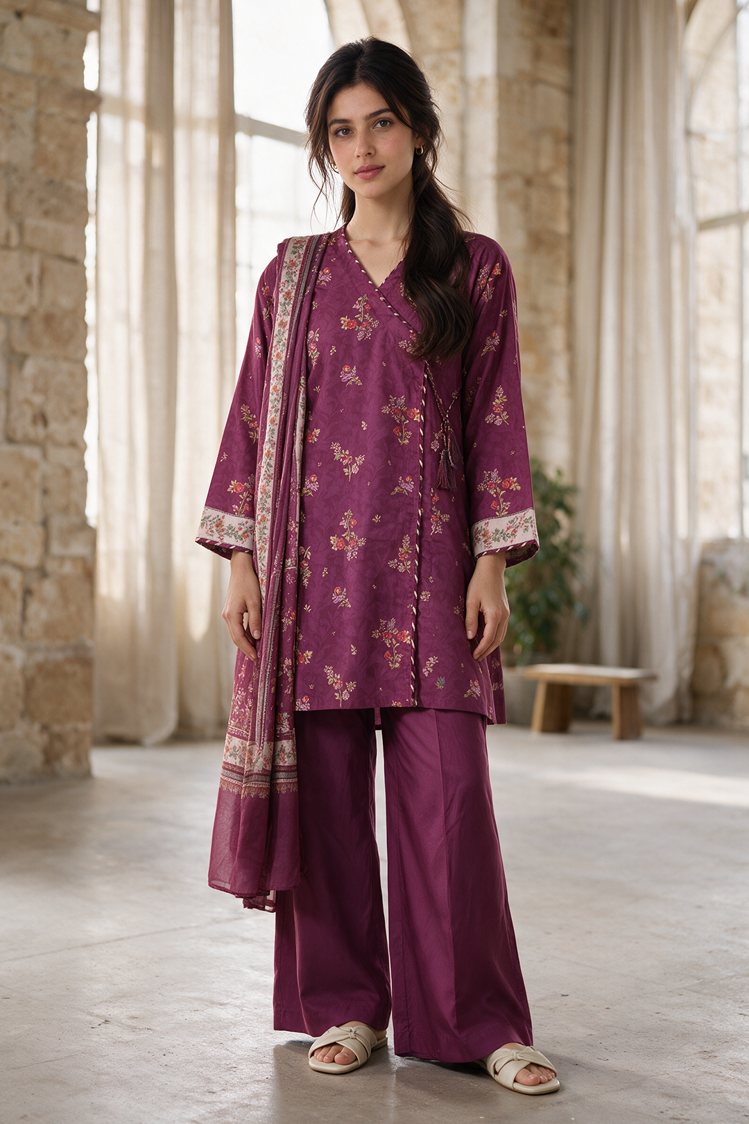 Kurta Dupatta Trouser - 3171